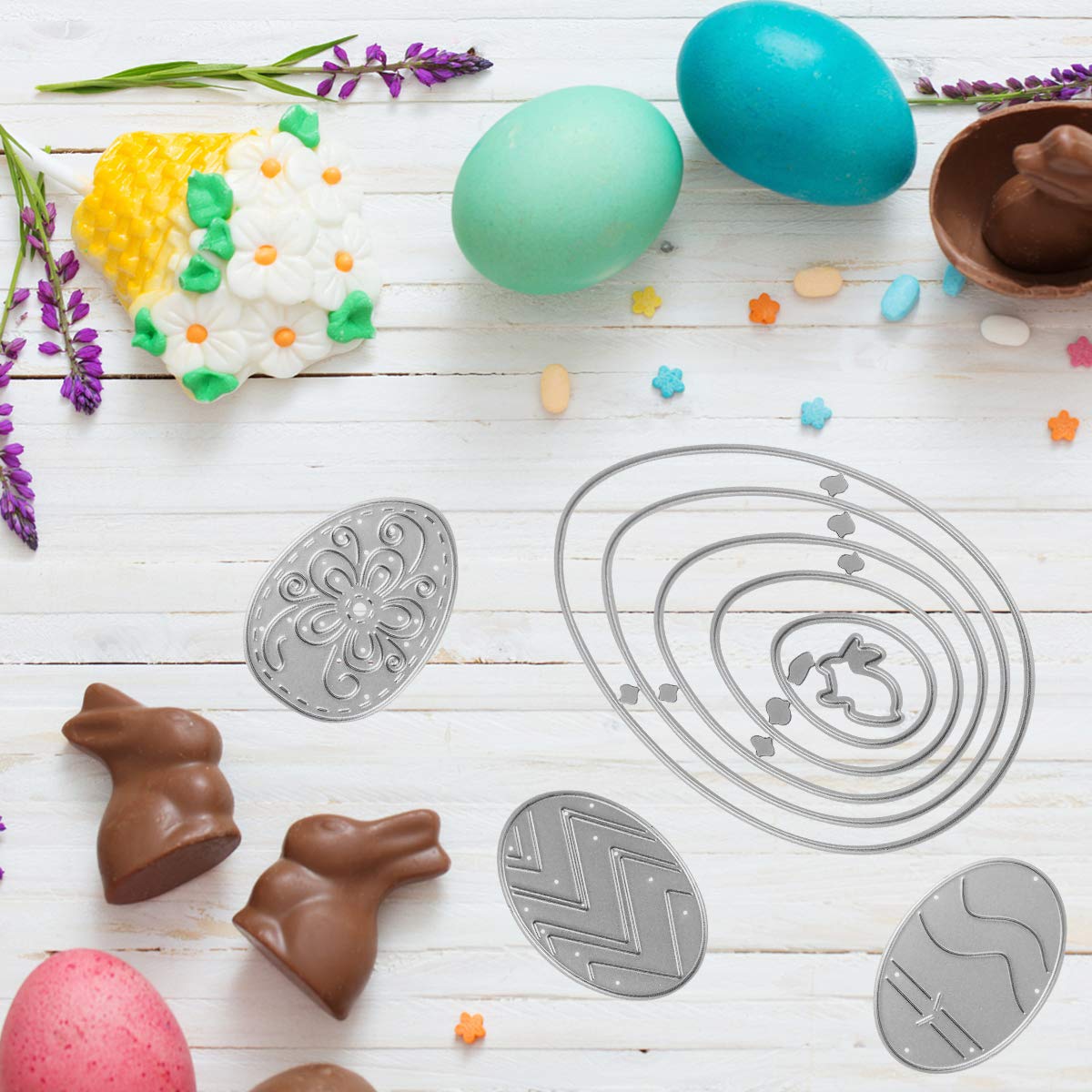 オーダー受付用ページ❁︎イースター Amazon | イースターカッティングダイス バニーイースターエッグダイ